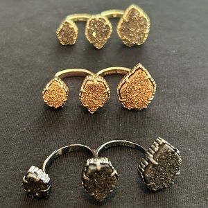 Kendra Scott Naomi rings **no longer sold in stores** $50 each or $125 for all 3